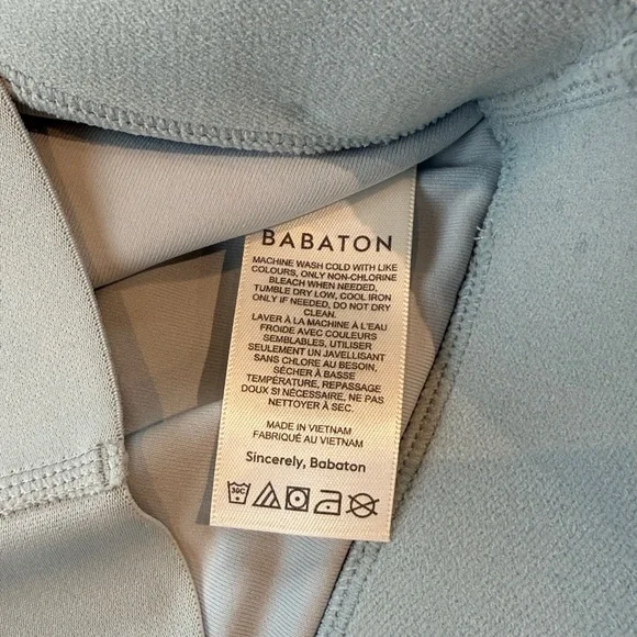 Babaton Pale Blue Cropped Tank top - Picture 4 of 5